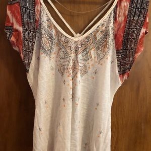 Miss me size small too with a crochet back